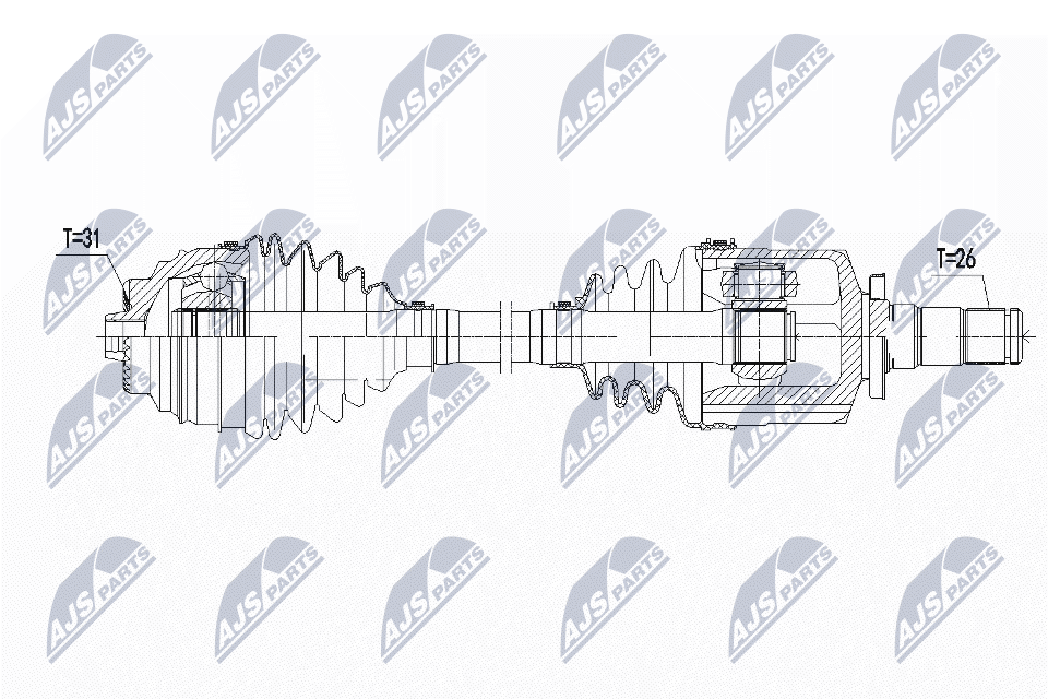 Drive Shaft - NPW-BM-139 NTY