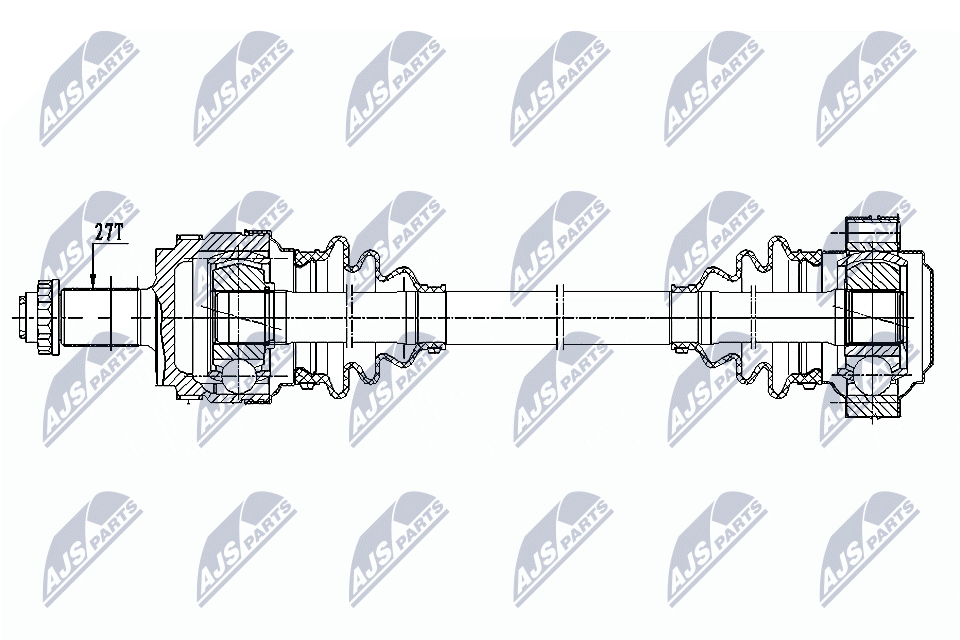Albero motore/Semiasse - NPW-BM-149 NTY