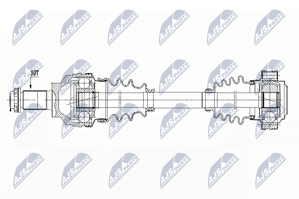 Albero motore/Semiasse - NPW-BM-150 NTY