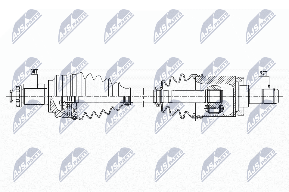 kardaninis velenas - NPW-BM-151 NTY