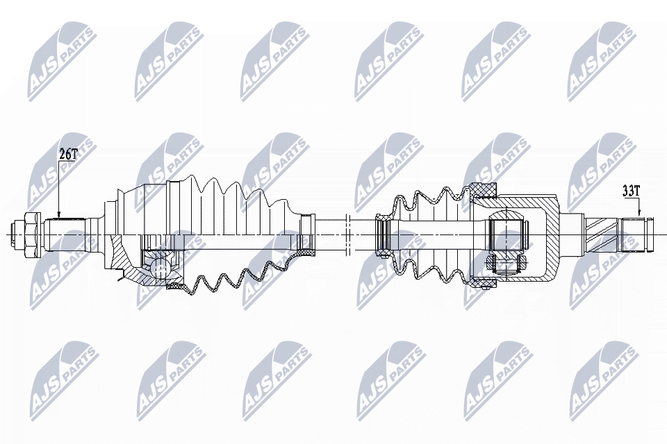 Drive Shaft - NPW-BM-155 NTY