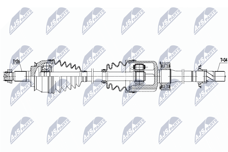 Drive Shaft - NPW-BM-156 NTY