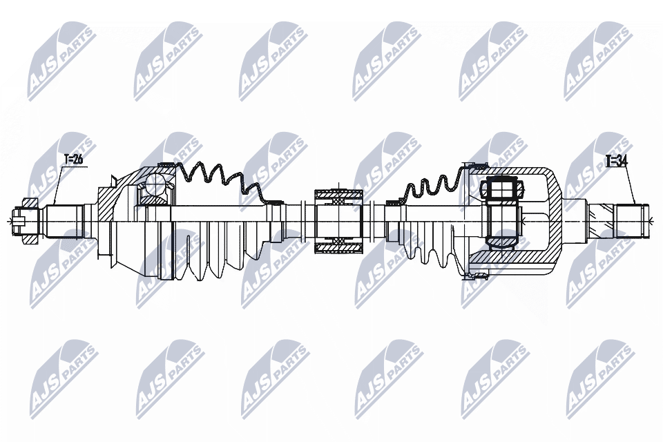 Drive Shaft - NPW-BM-157 NTY