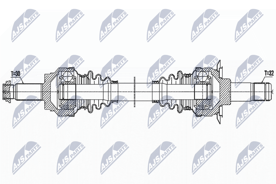 Drive Shaft - NPW-BM-162 NTY