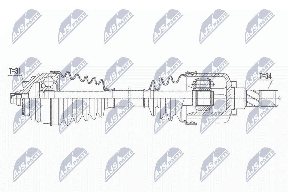 Drive Shaft - NPW-BM-164 NTY