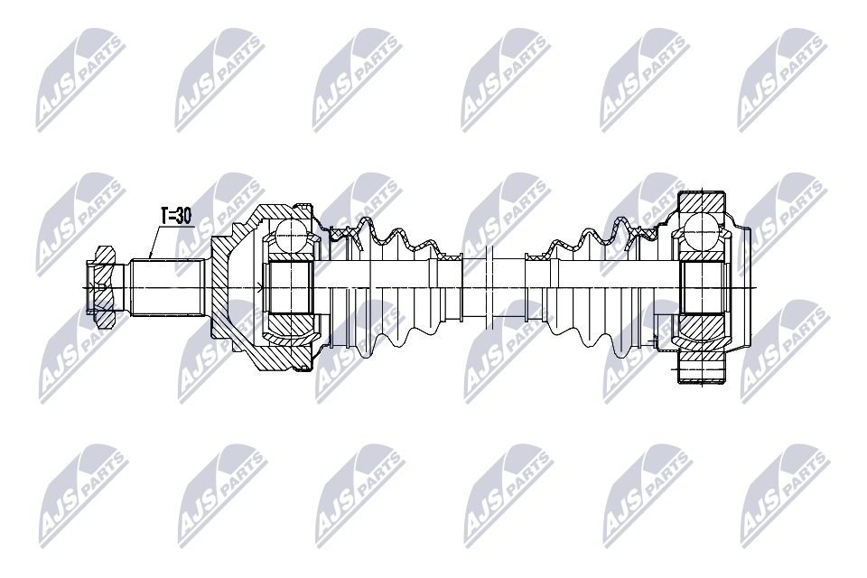 Приводной вал - NPW-BM-207 NTY