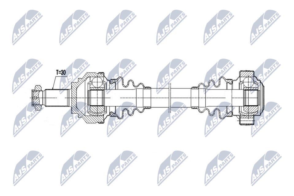 Albero motore/Semiasse - NPW-BM-211 NTY