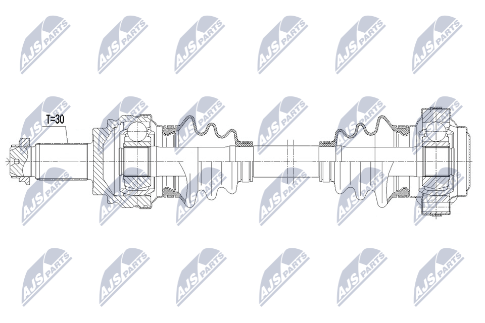 kardaninis velenas - NPW-BM-246 NTY