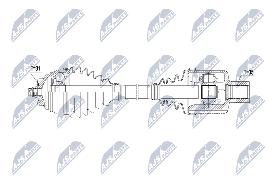 Drive Shaft - NPW-BM-253 NTY