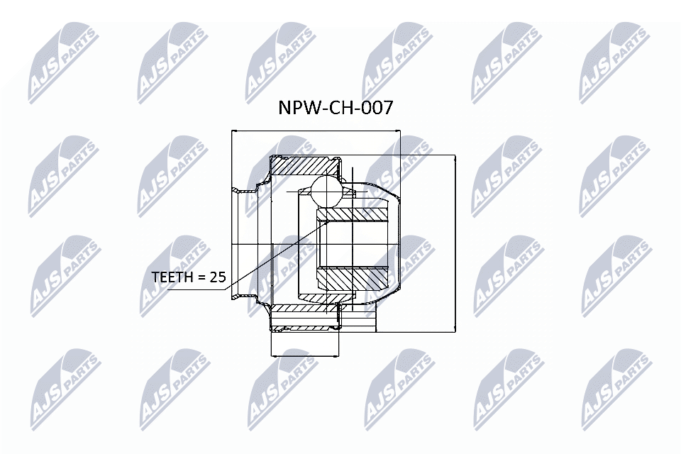 Joint Kit, drive shaft - NPW-CH-007 NTY