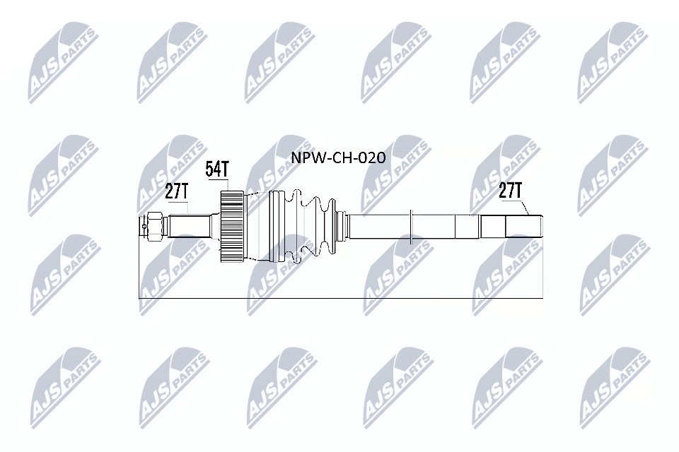 Albero motore/Semiasse - NPW-CH-020 NTY