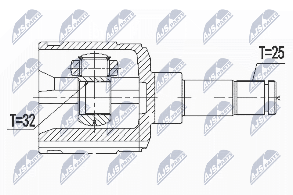 Joint Kit, drive shaft - NPW-CH-024 NTY