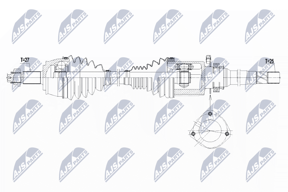 Drive Shaft - NPW-CH-040 NTY