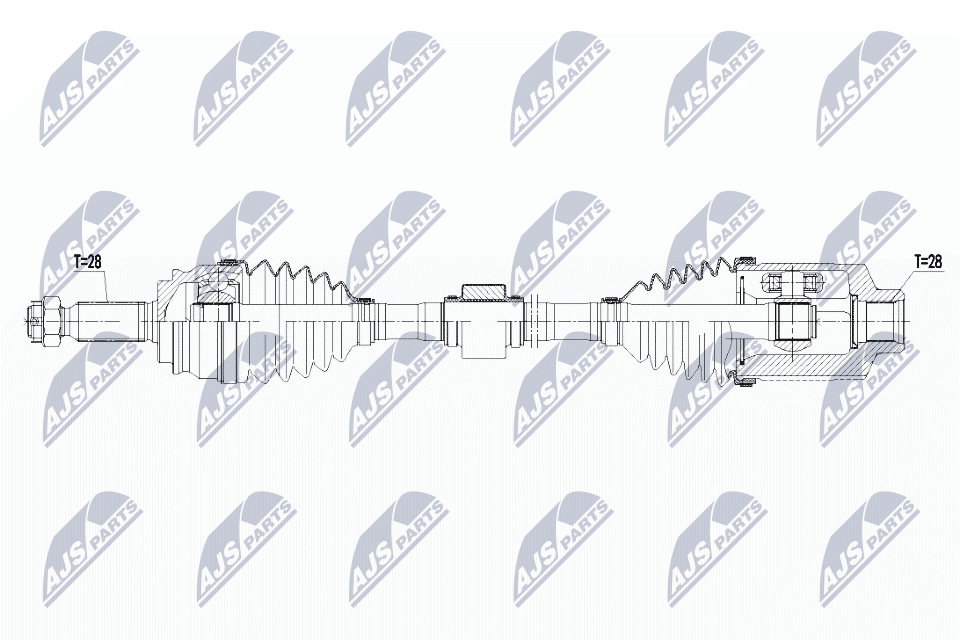 Drive Shaft - NPW-CH-058 NTY