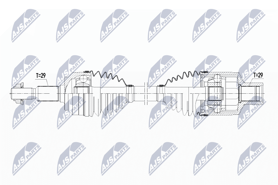Albero motore/Semiasse - NPW-CH-066 NTY