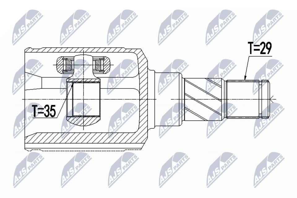 Joint Kit, drive shaft - NPW-CH-075 NTY