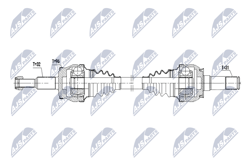 Drive Shaft - NPW-CH-156 NTY