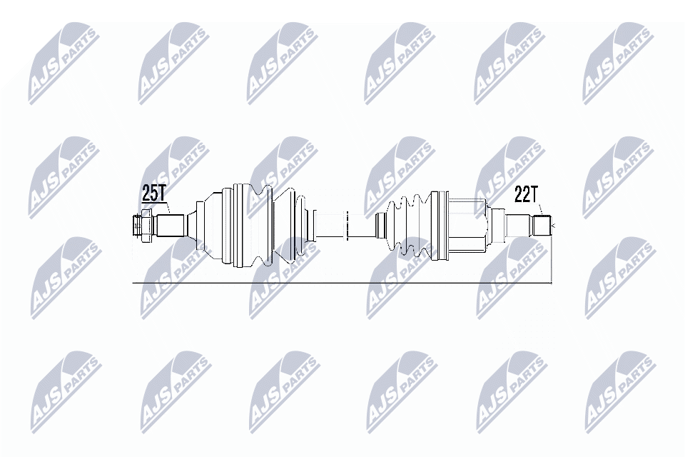 Albero motore/Semiasse - NPW-CT-018 NTY