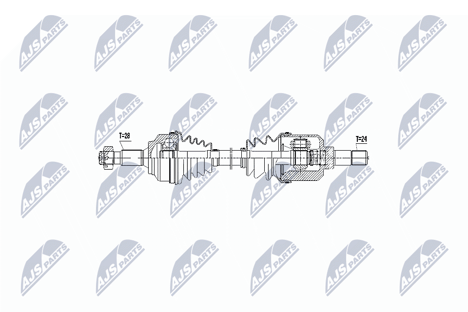 Albero motore/Semiasse - NPW-CT-051 NTY