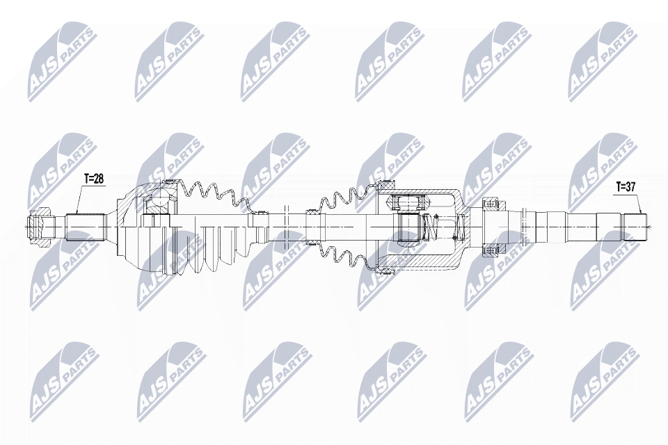 Albero motore/Semiasse - NPW-CT-061 NTY