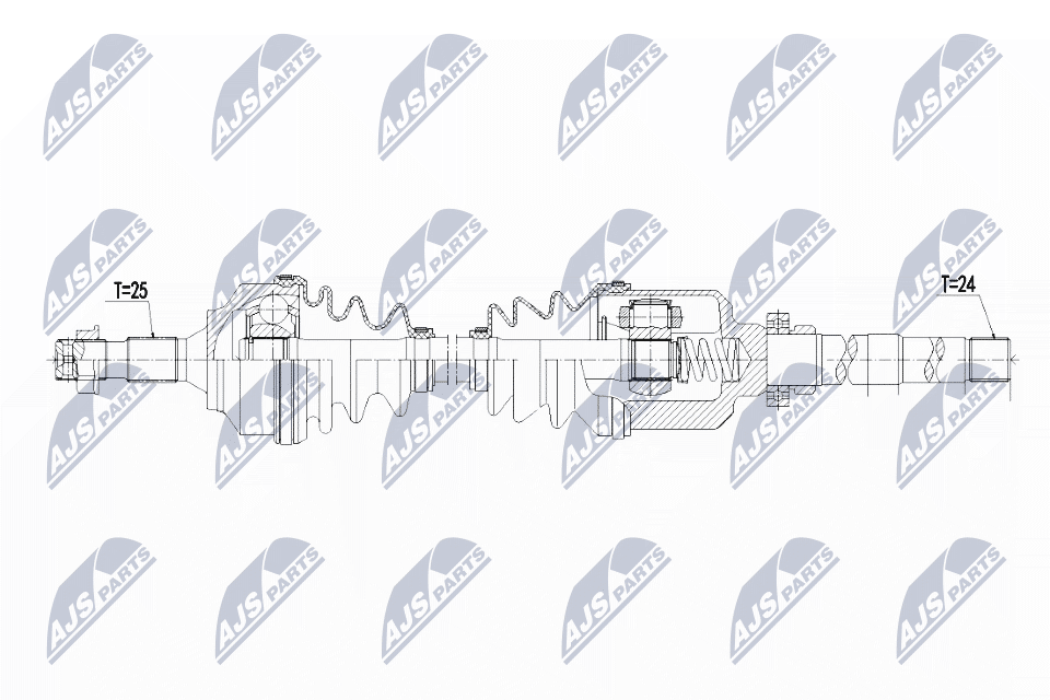 Albero motore/Semiasse - NPW-CT-063 NTY
