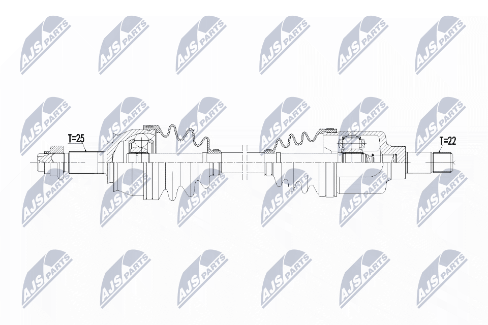Drive Shaft - NPW-CT-069 NTY