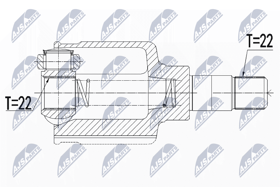 Joint Kit, drive shaft - NPW-CT-070 NTY