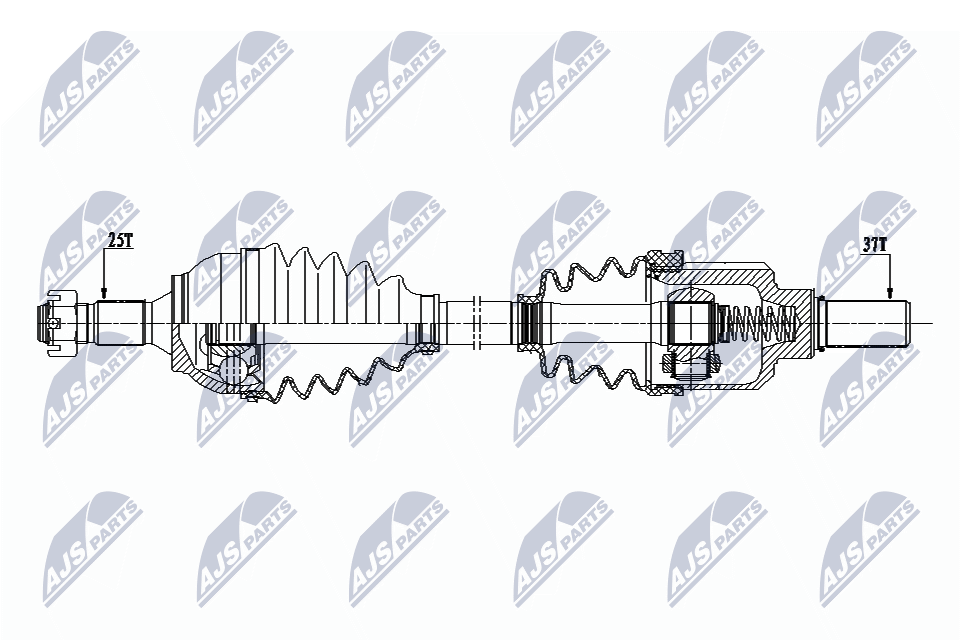 kardaninis velenas - NPW-CT-077 NTY