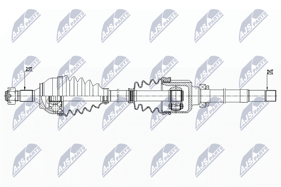 Albero motore/Semiasse - NPW-CT-079 NTY