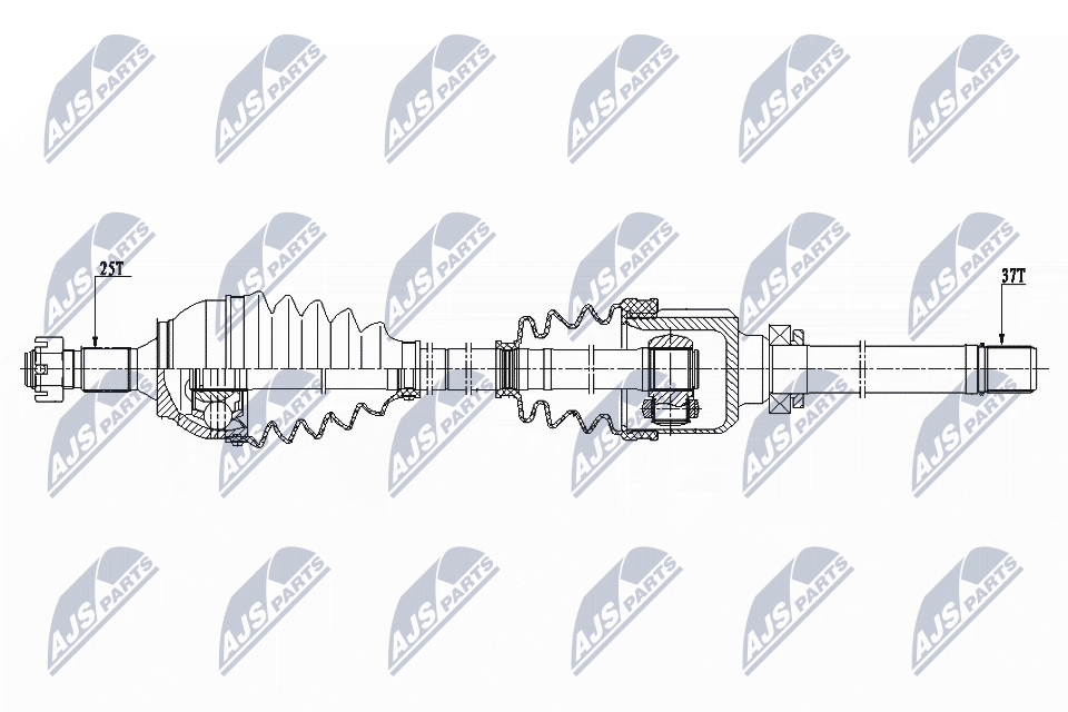 kardaninis velenas - NPW-CT-081 NTY