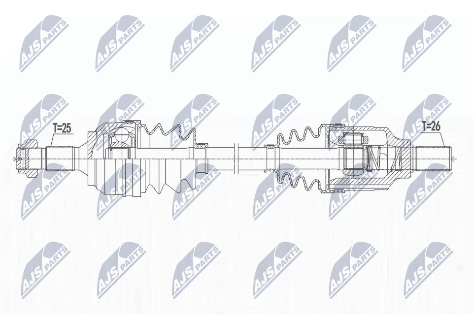 Drive Shaft - NPW-CT-087 NTY