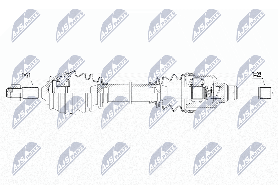 Drive Shaft - NPW-CT-095 NTY