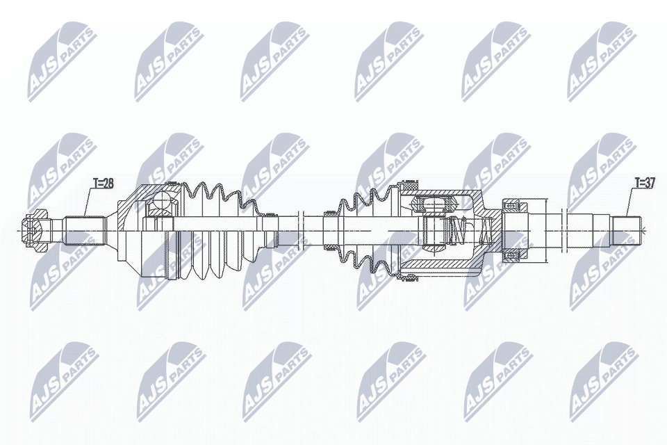 Albero motore/Semiasse - NPW-CT-099 NTY