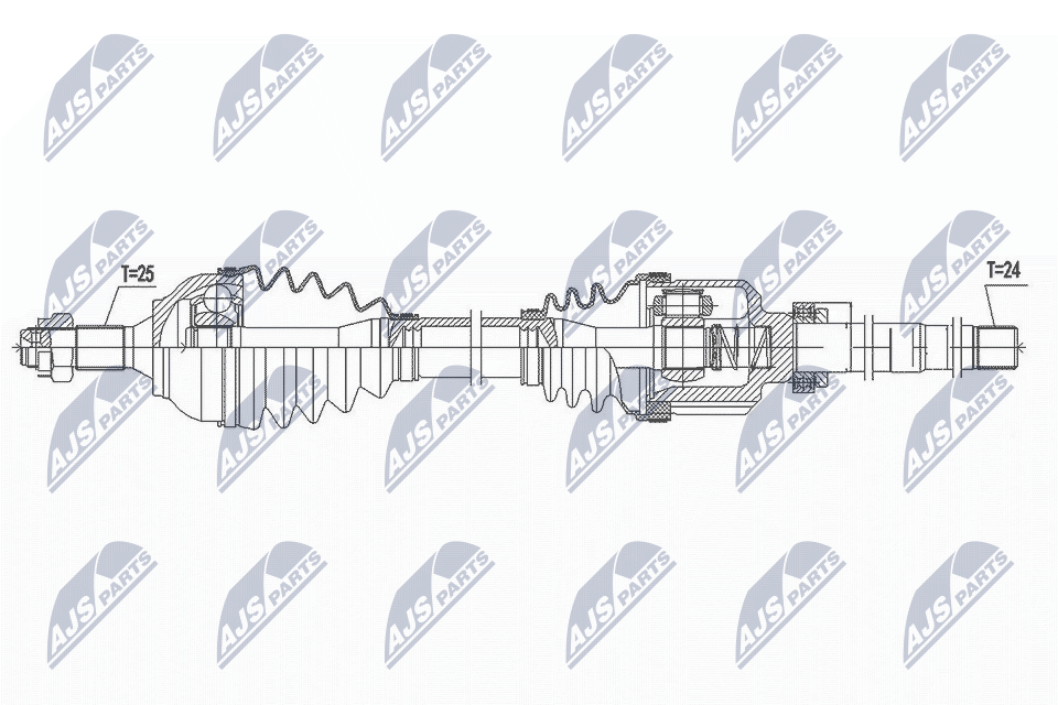 Albero motore/Semiasse - NPW-CT-111 NTY
