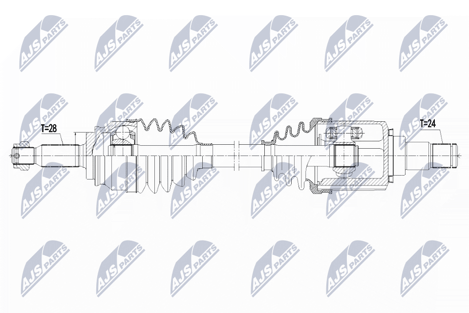 Albero motore/Semiasse - NPW-CT-125 NTY