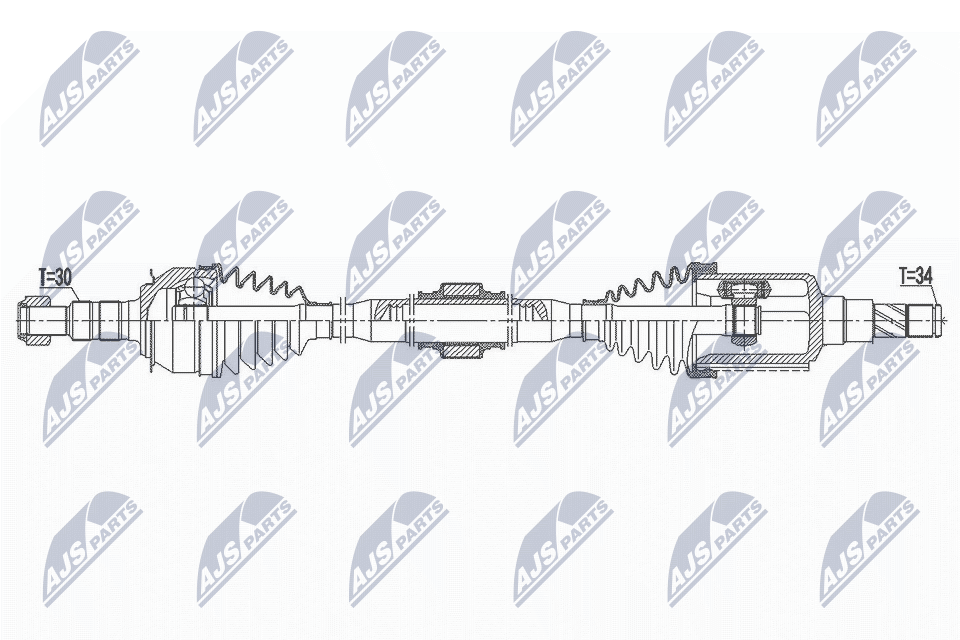 Albero motore/Semiasse - NPW-DW-035 NTY