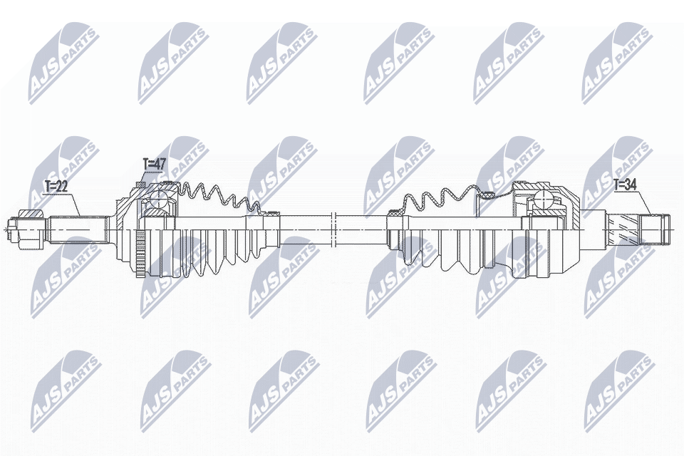Drive Shaft - NPW-DW-039 NTY