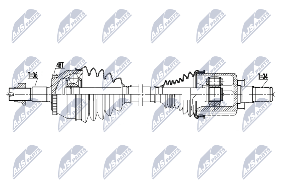 Drive Shaft - NPW-DW-063 NTY