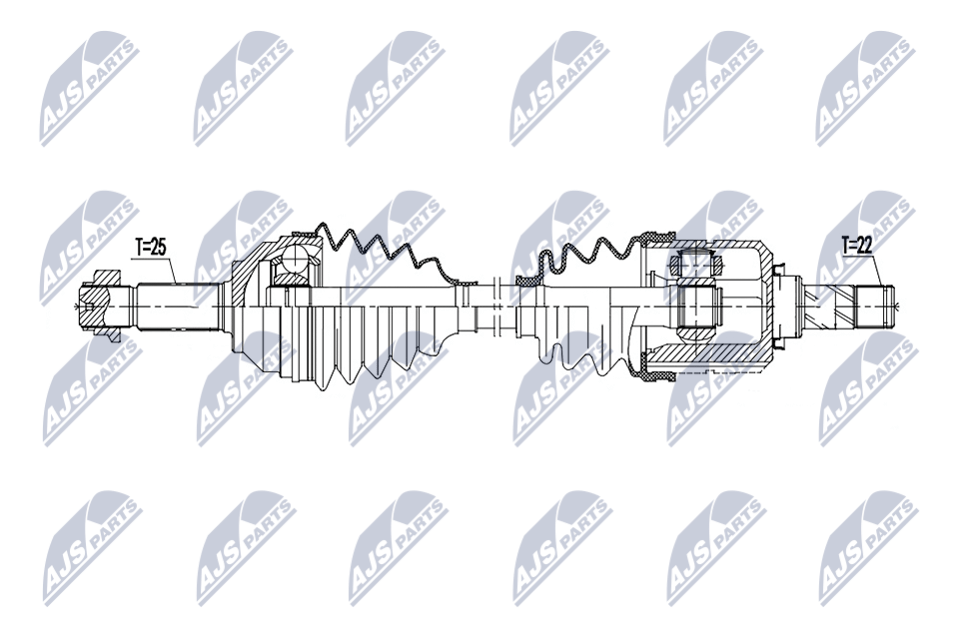 Drive Shaft - NPW-DW-069 NTY