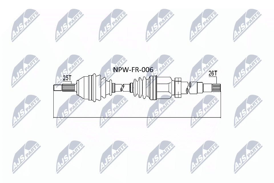 Drive Shaft - NPW-FR-006 NTY