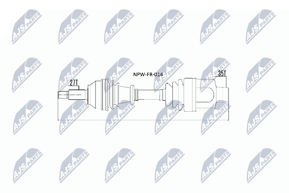 Drive Shaft - NPW-FR-014 NTY