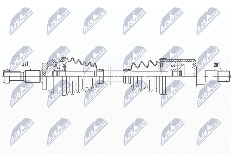 Приводной вал - NPW-FR-045 NTY