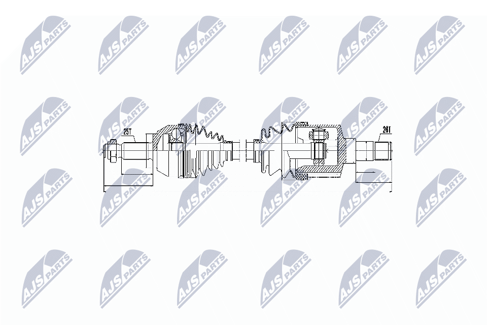 Drive Shaft - NPW-FR-053 NTY