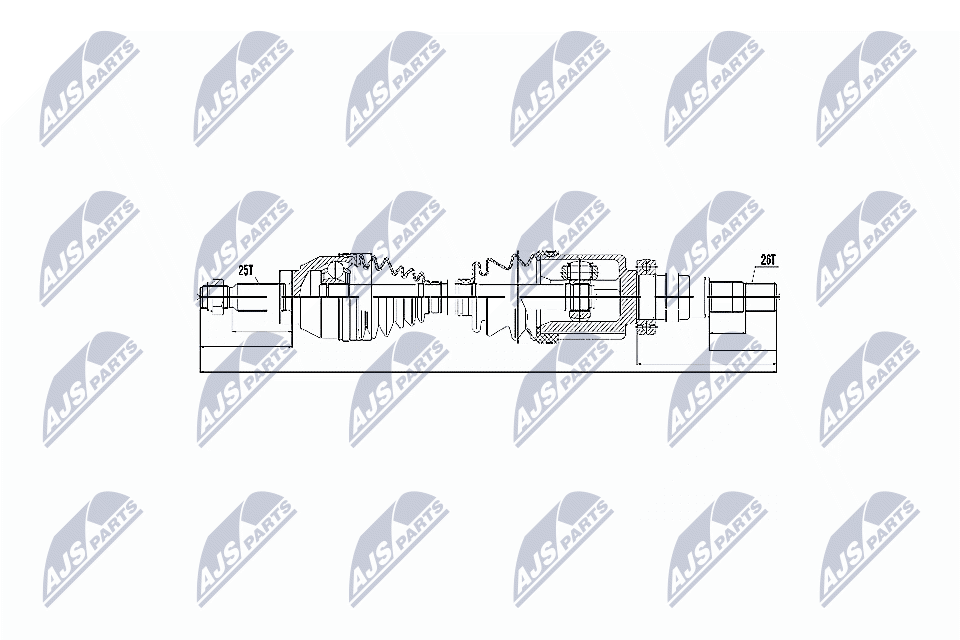 Drive Shaft - NPW-FR-054 NTY