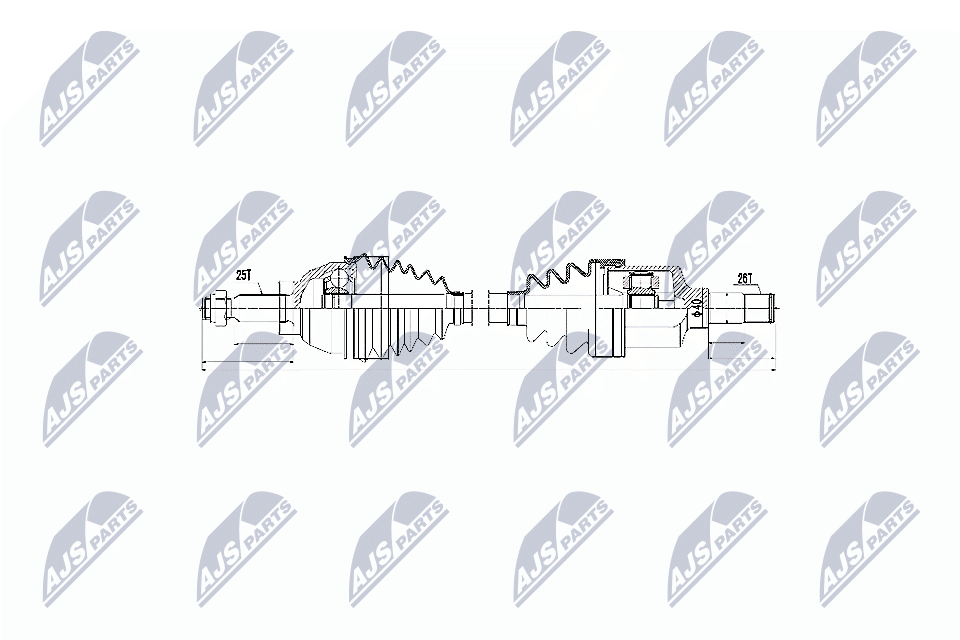 Drive Shaft - NPW-FR-055 NTY