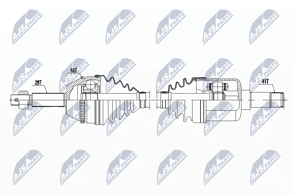 Drive Shaft - NPW-FR-062 NTY
