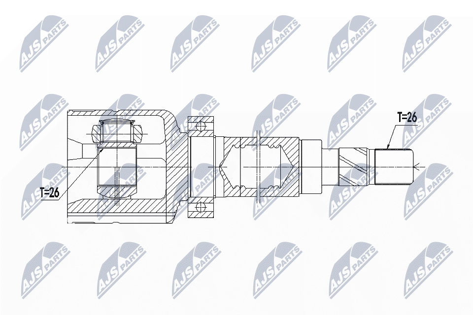 Joint Kit, drive shaft - NPW-FR-083 NTY