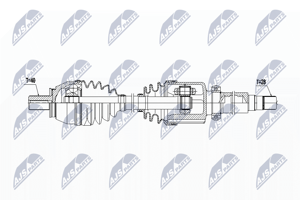 Drive Shaft - NPW-FR-086 NTY