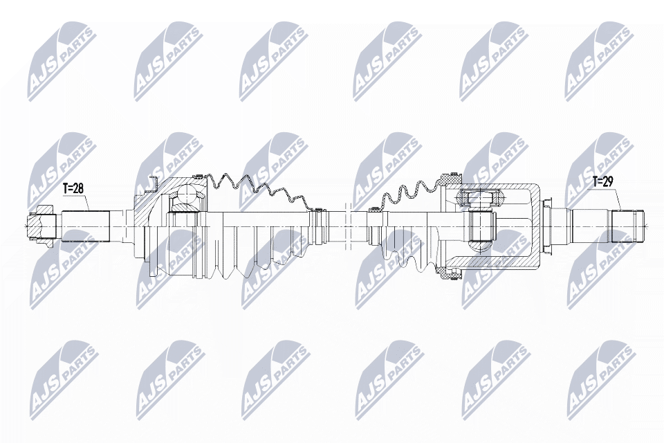 Drive Shaft - NPW-FR-088 NTY