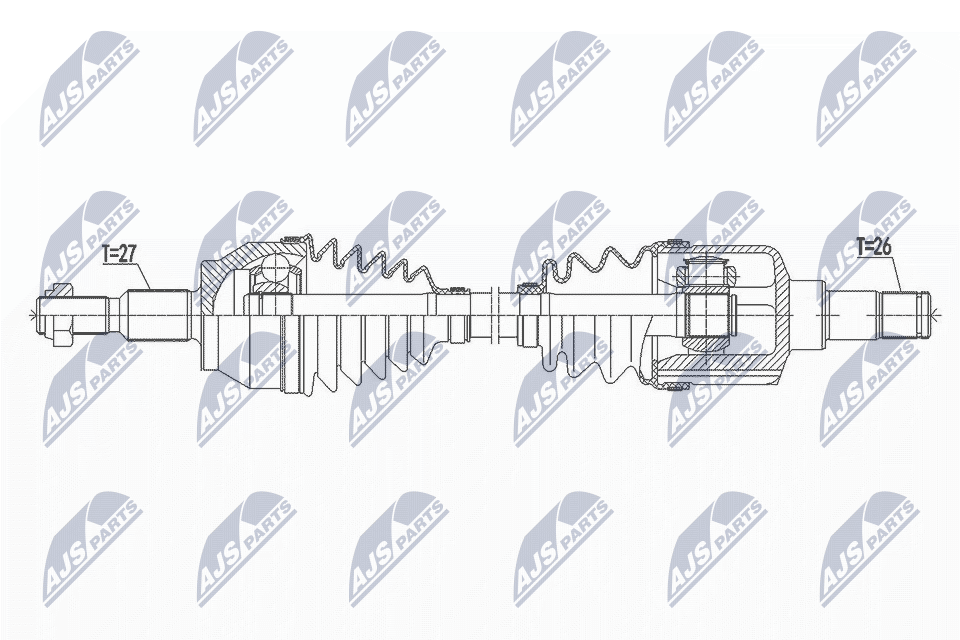 Drive Shaft - NPW-FR-109 NTY